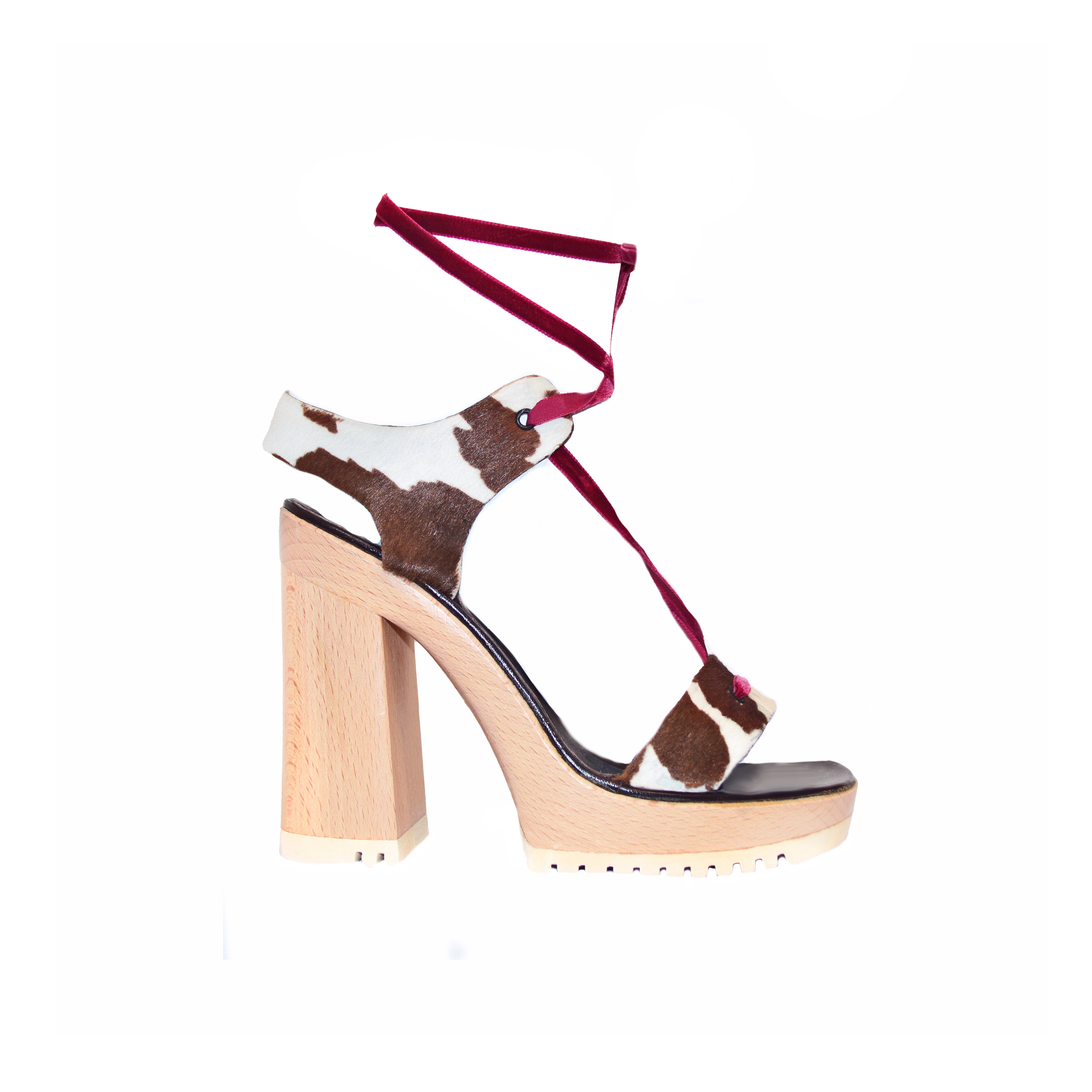 MIU MIU SS 1998 Calf hair heels