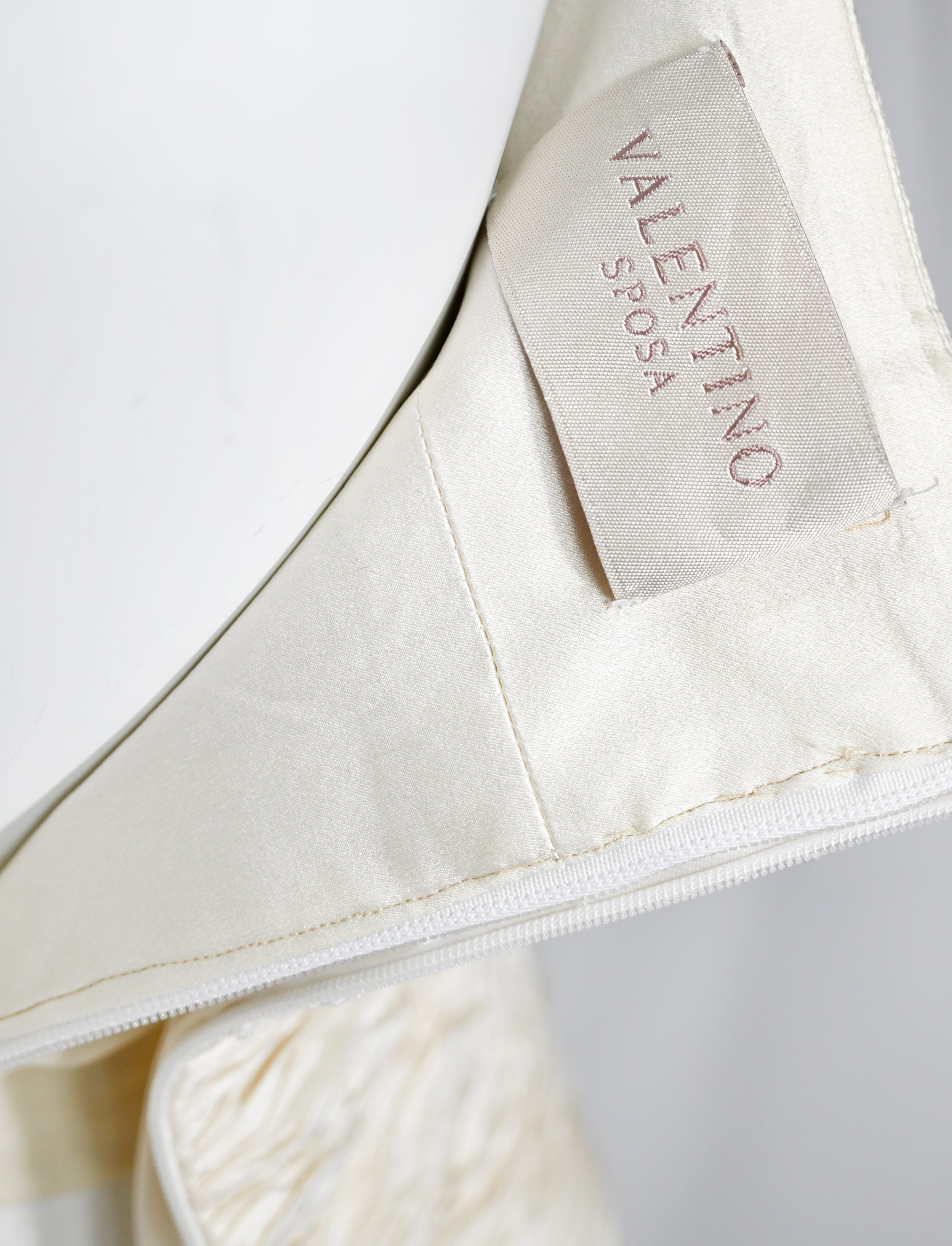 Valentino Sposa Silk Wedding Dress & Cathedral Lace Veil
