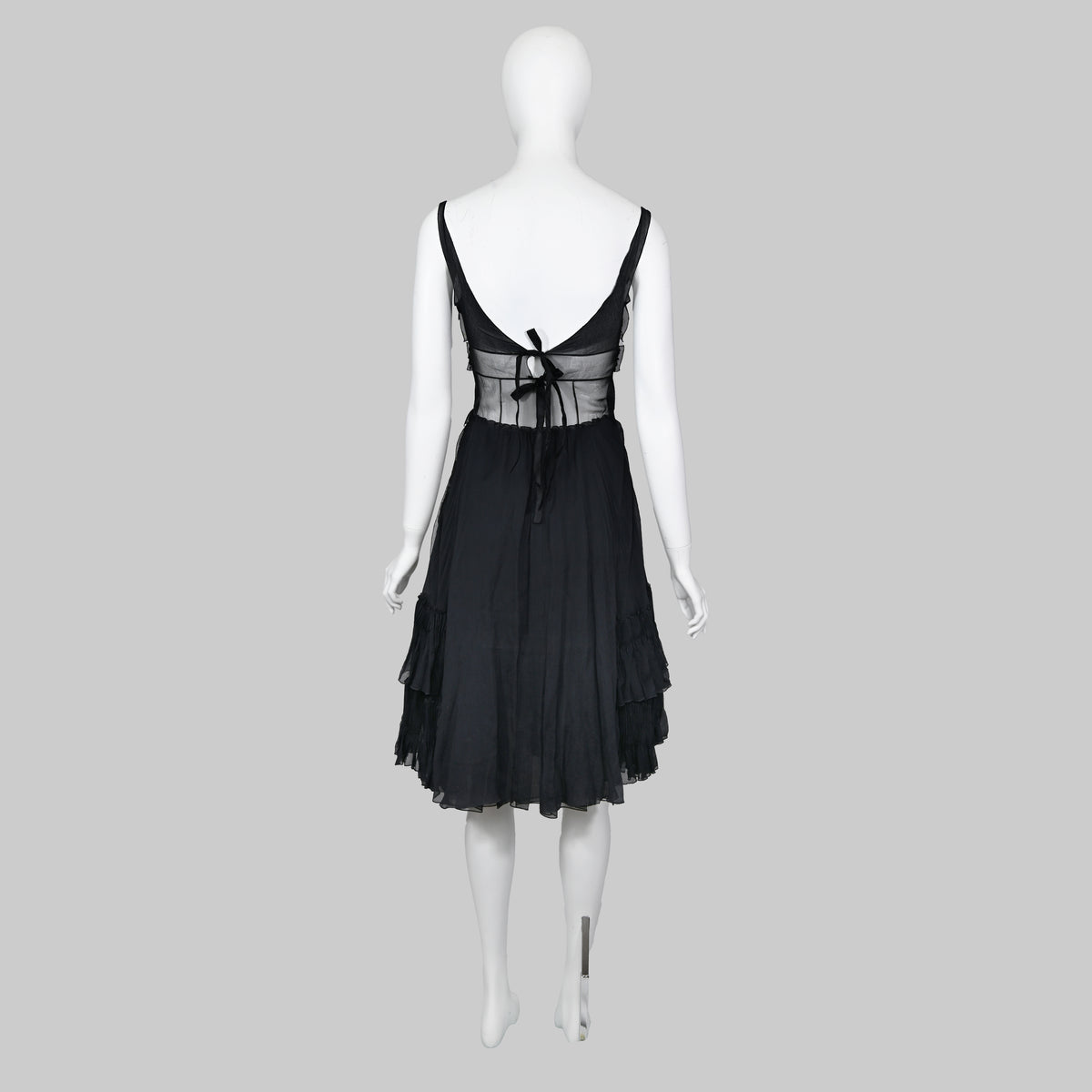 Prada Embellished Silk Dress