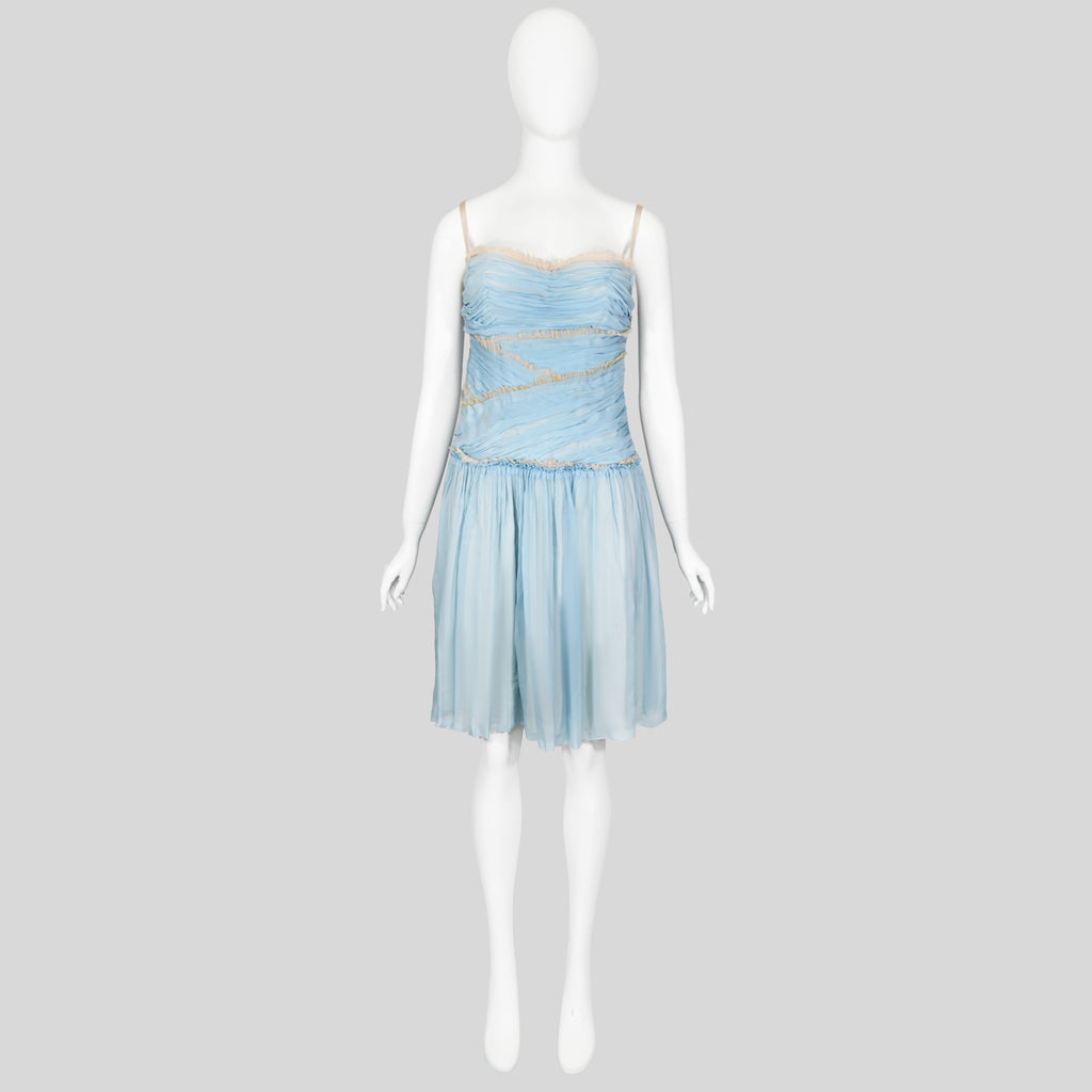 Dolce & Gabbana Chiffon Gathered Dress