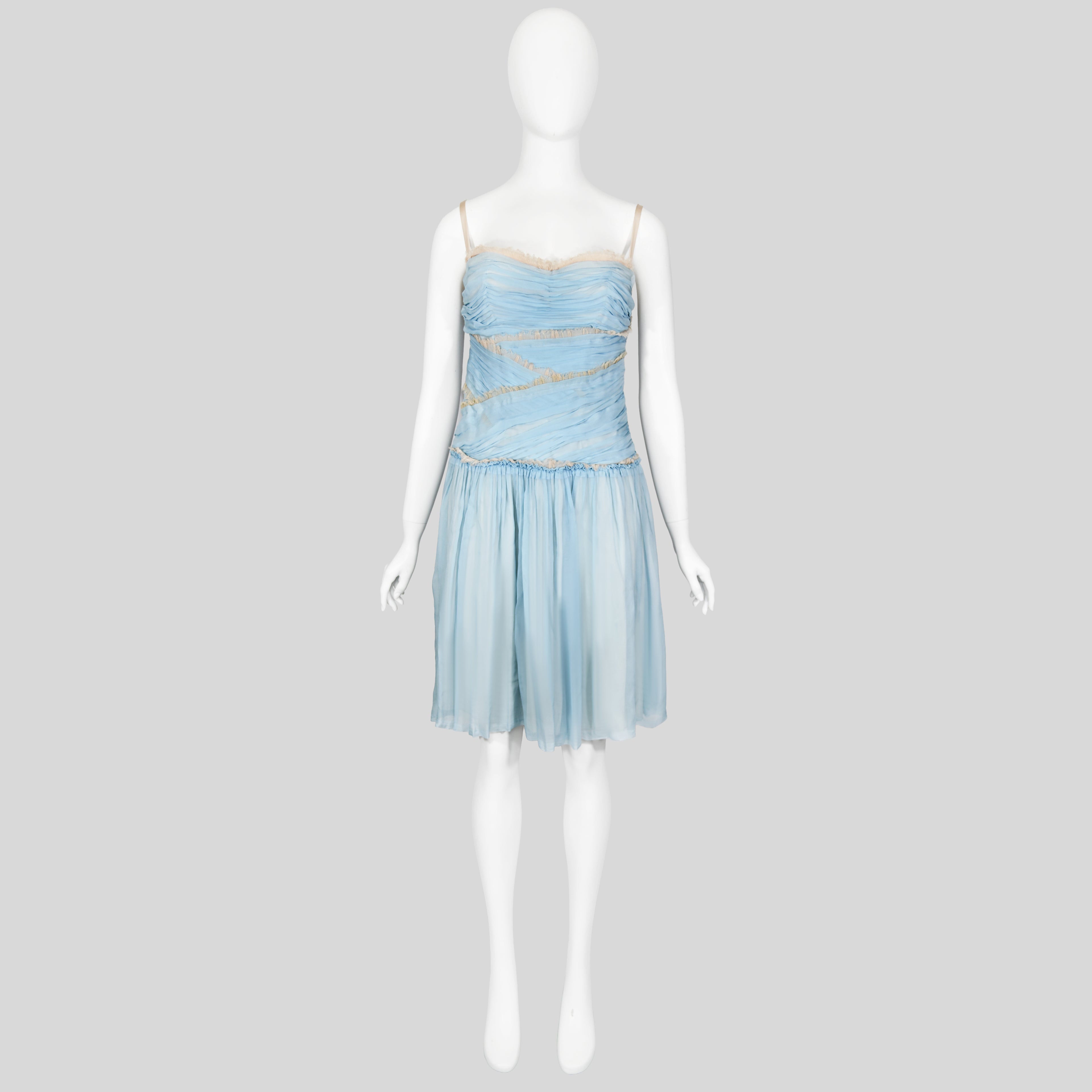 Dolce & Gabbana Chiffon Gathered Dress