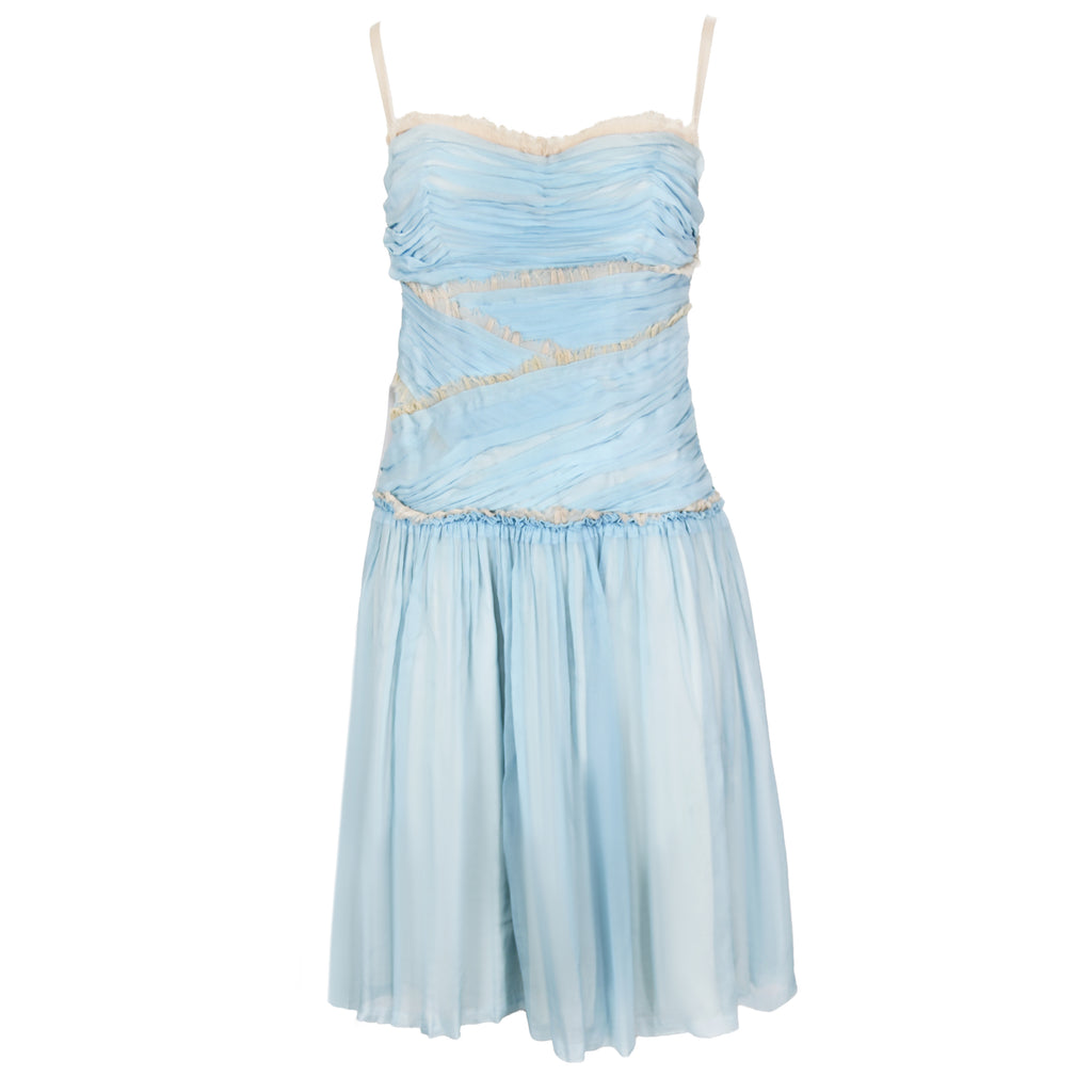 Dolce & Gabbana Chiffon Gathered Dress