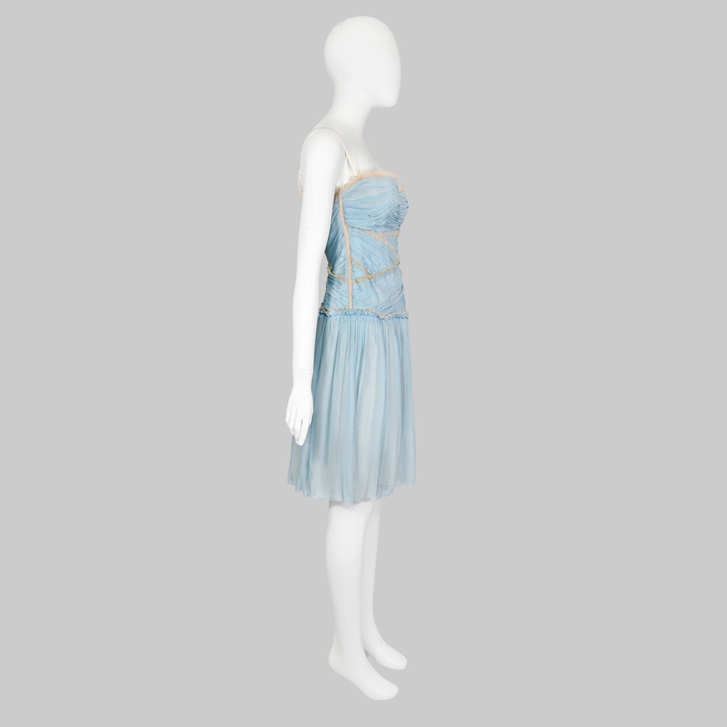 Dolce & Gabbana Chiffon Gathered Dress