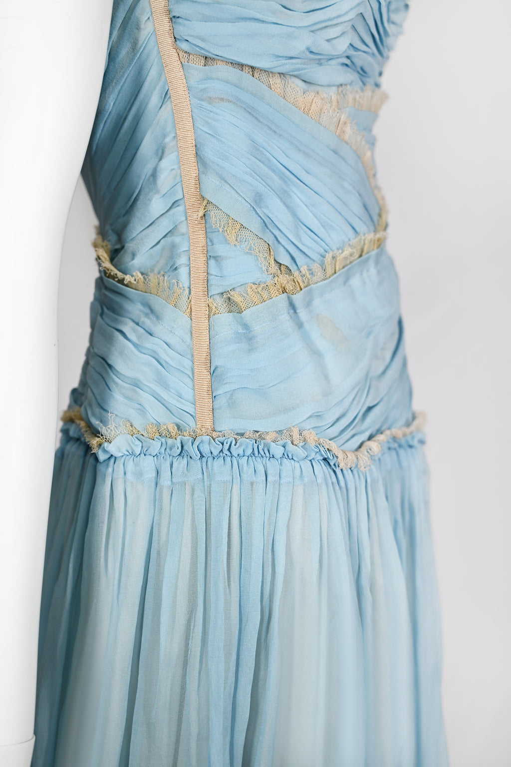 Dolce & Gabbana Chiffon Gathered Dress