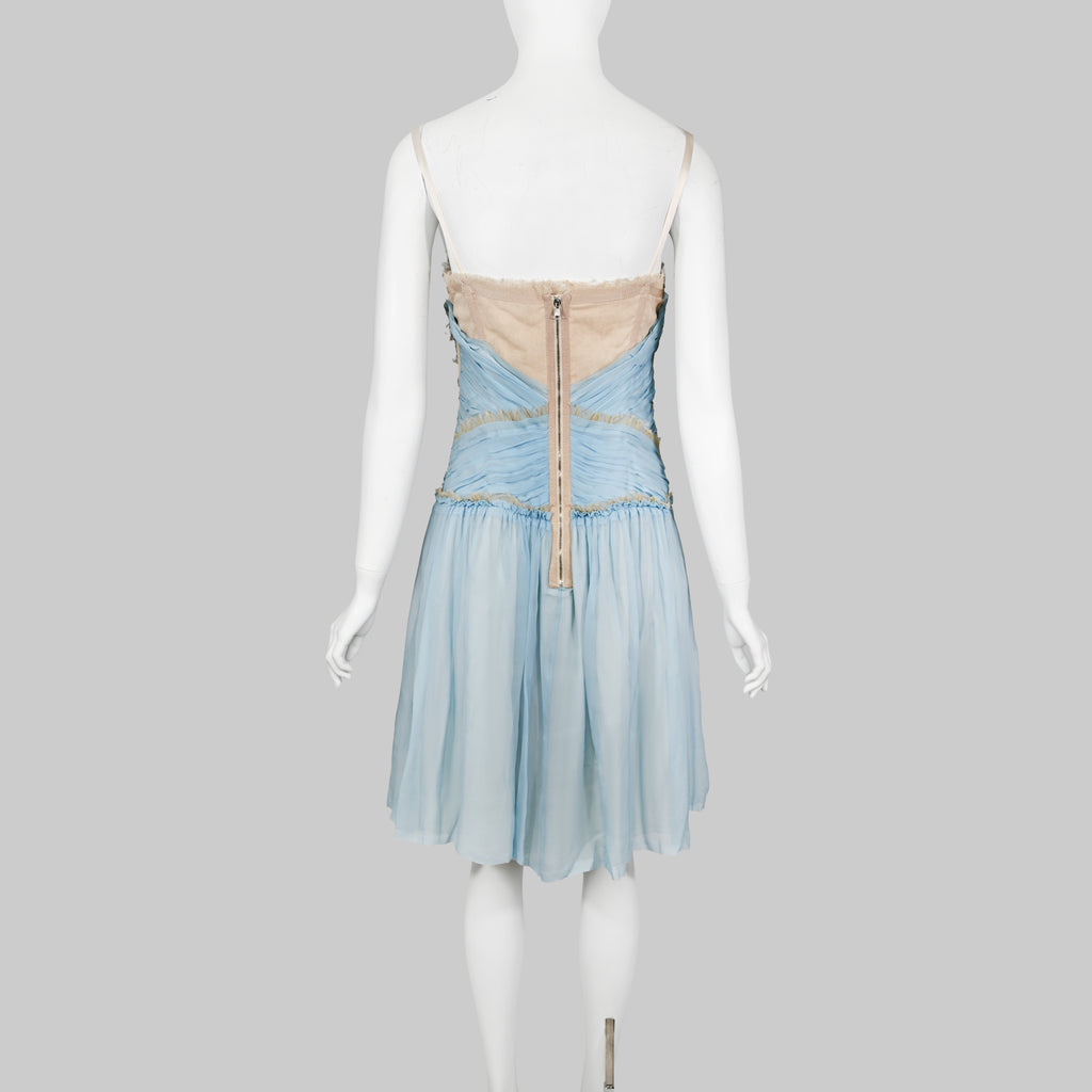Dolce & Gabbana Chiffon Gathered Dress