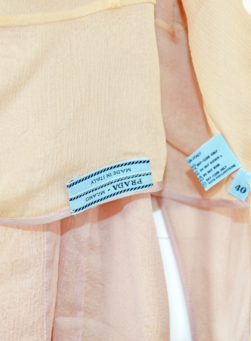 Prada SS 1995 Silk Chiffon Dress