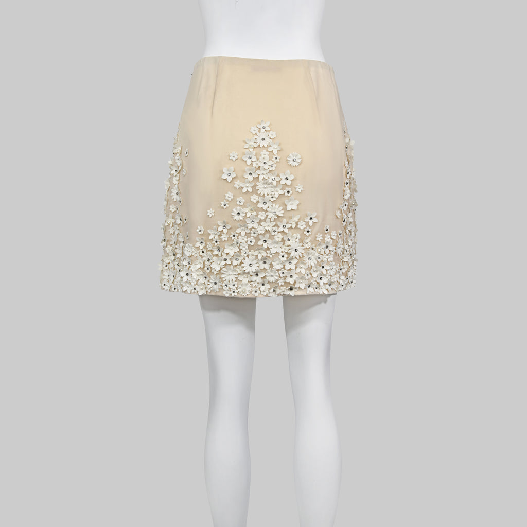 Valentino SS 2019 Organza Embellished Skirt Set