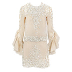 Valentino SS 2019 Organza Embellished Skirt Set