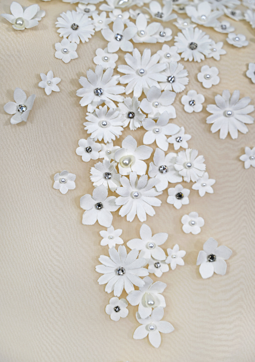 Valentino SS 2019 Organza Embellished Skirt Set