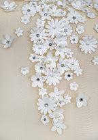 Valentino SS 2019 Organza Embellished Skirt Set