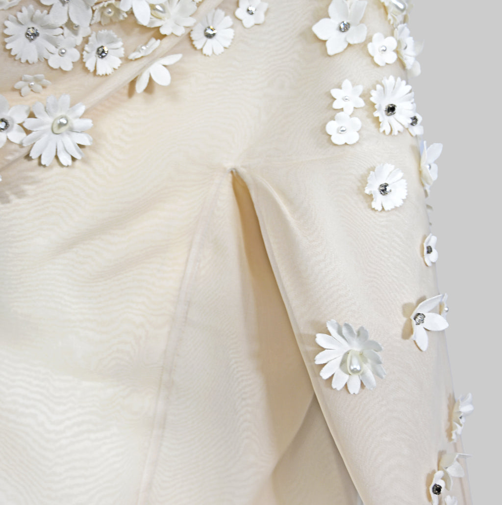Valentino SS 2019 Organza Embellished Skirt Set