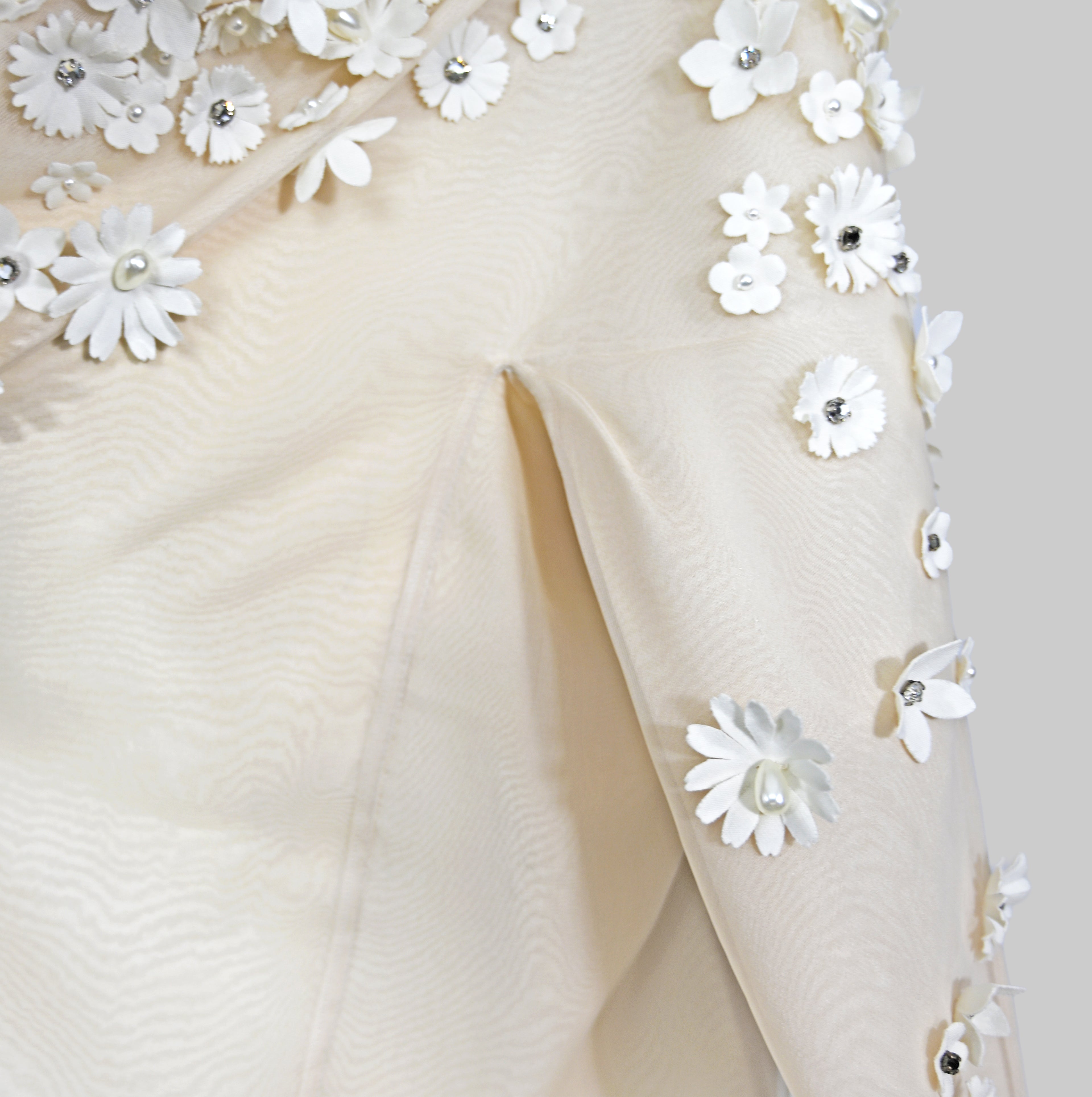 Valentino SS 2019 Organza Embellished Skirt Set