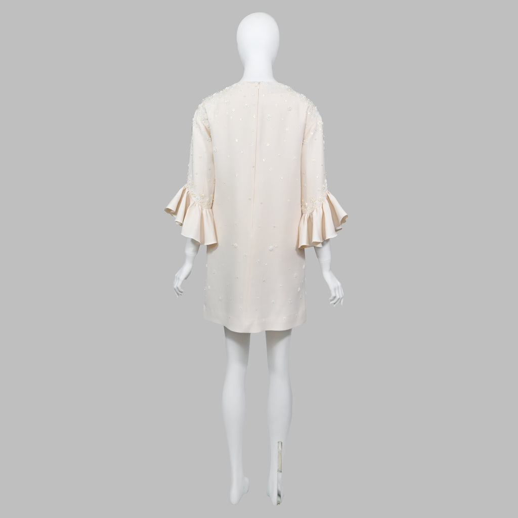 Valentino Embellished Wool Dress
