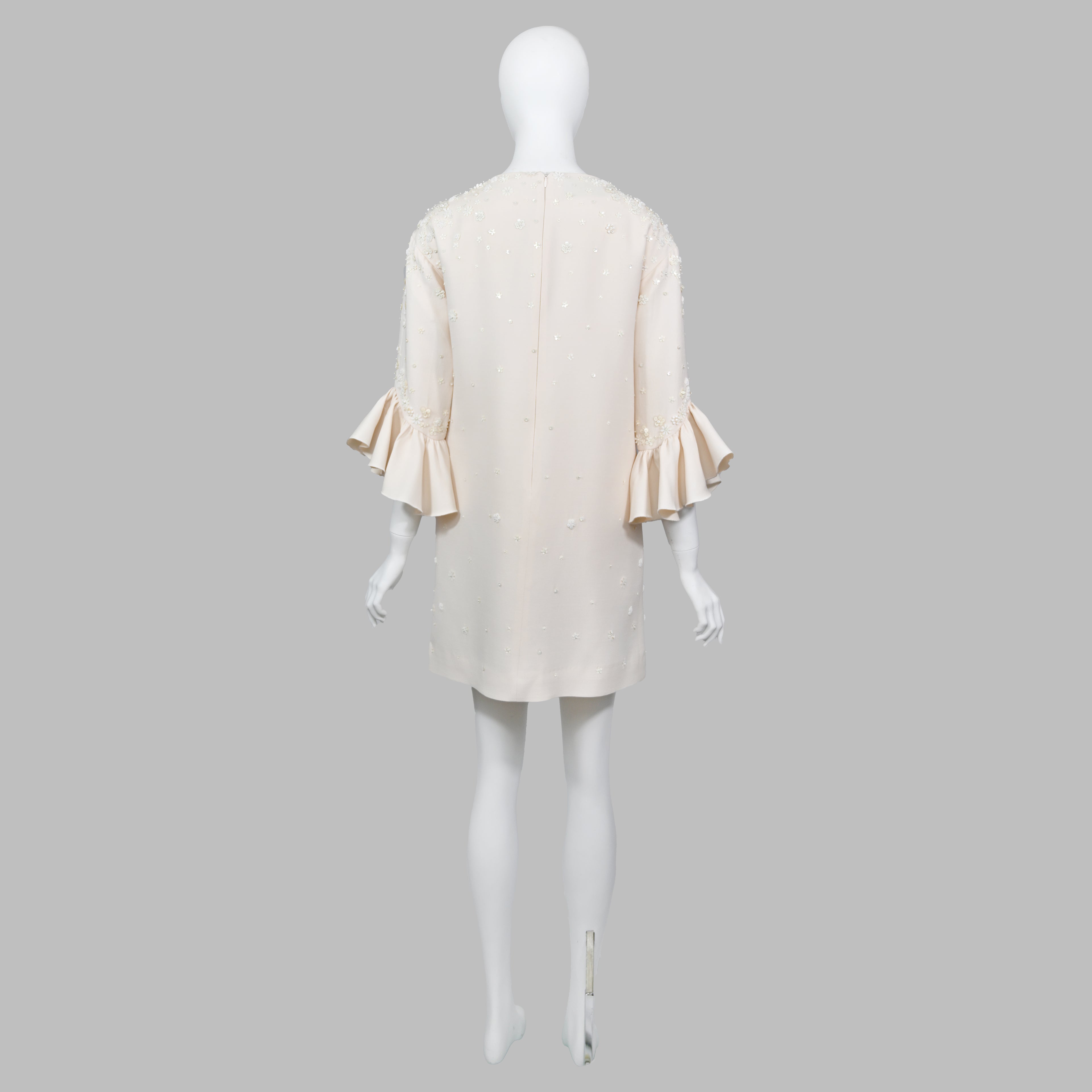 Valentino Embellished Wool Dress