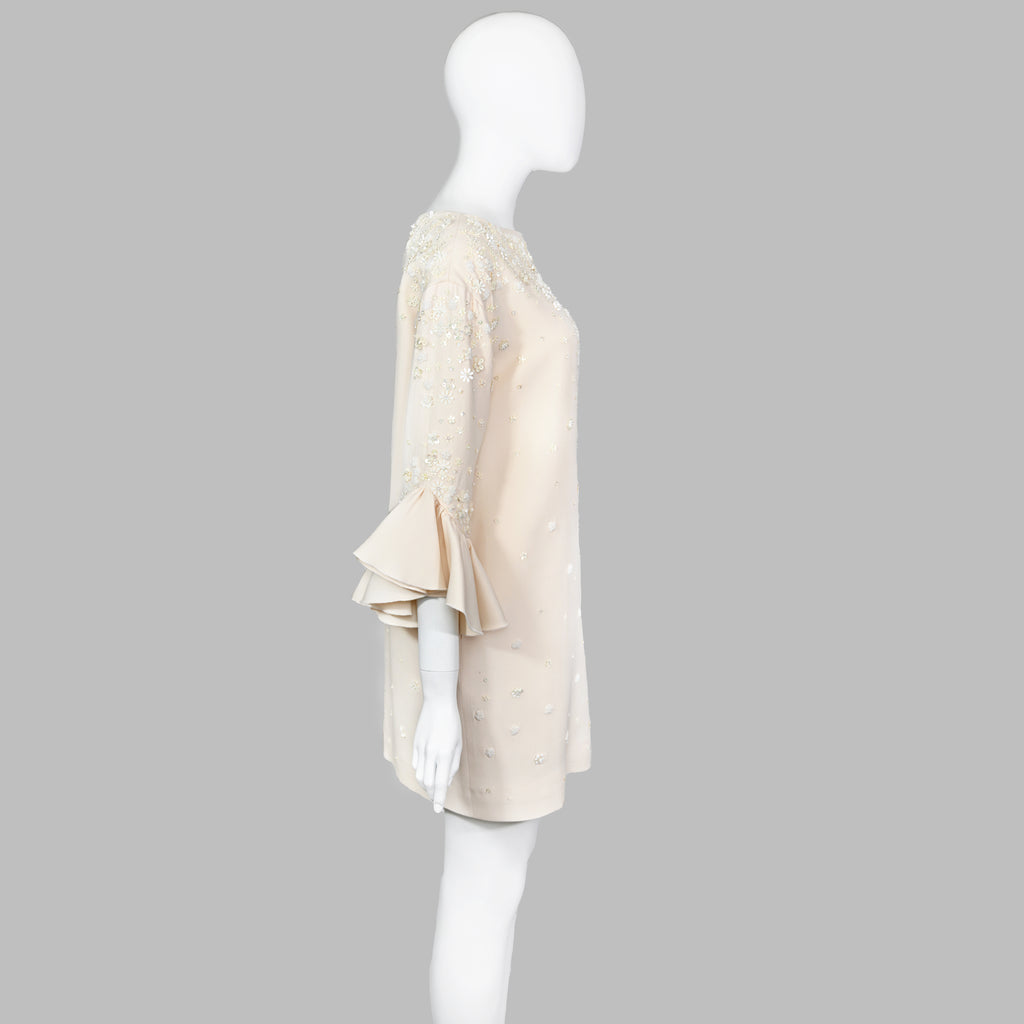 Valentino Embellished Wool Dress