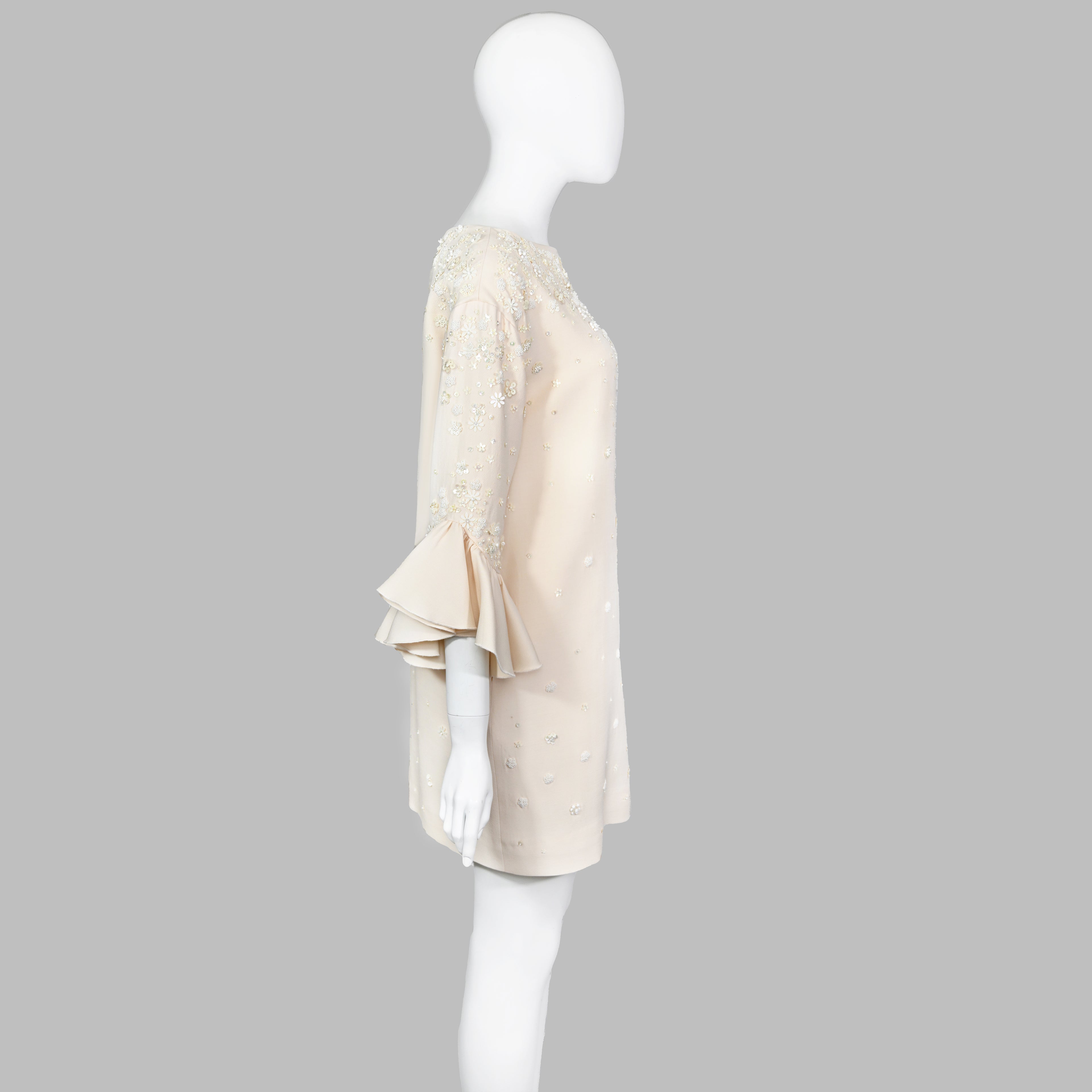Valentino Embellished Wool Dress