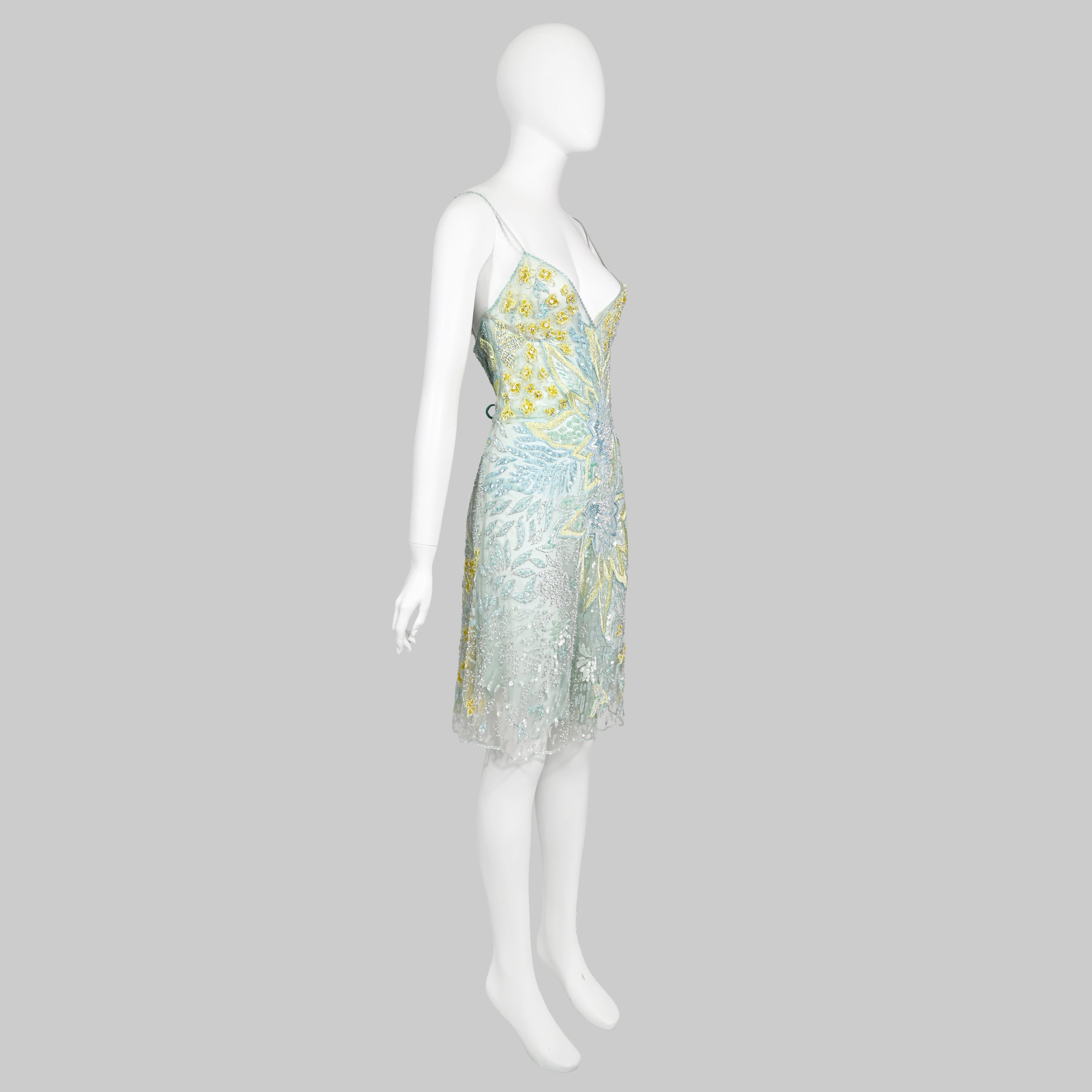 Valentino SS 2004 Embellished Dress