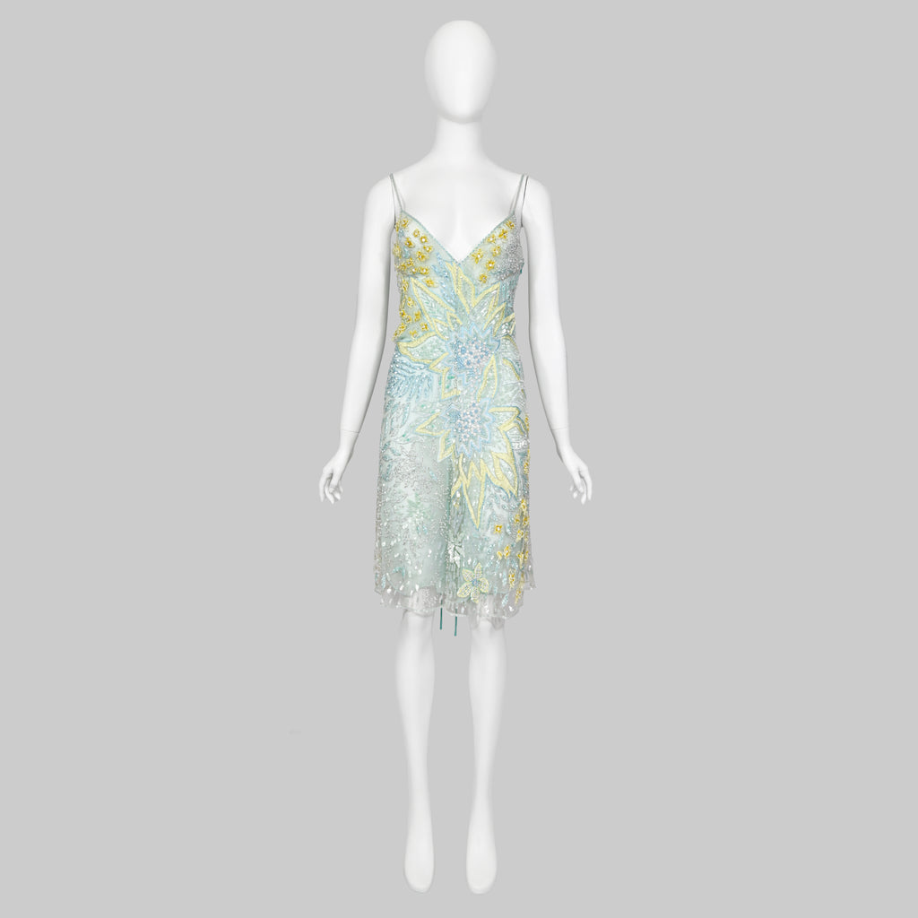 Valentino SS 2004 Embellished Dress