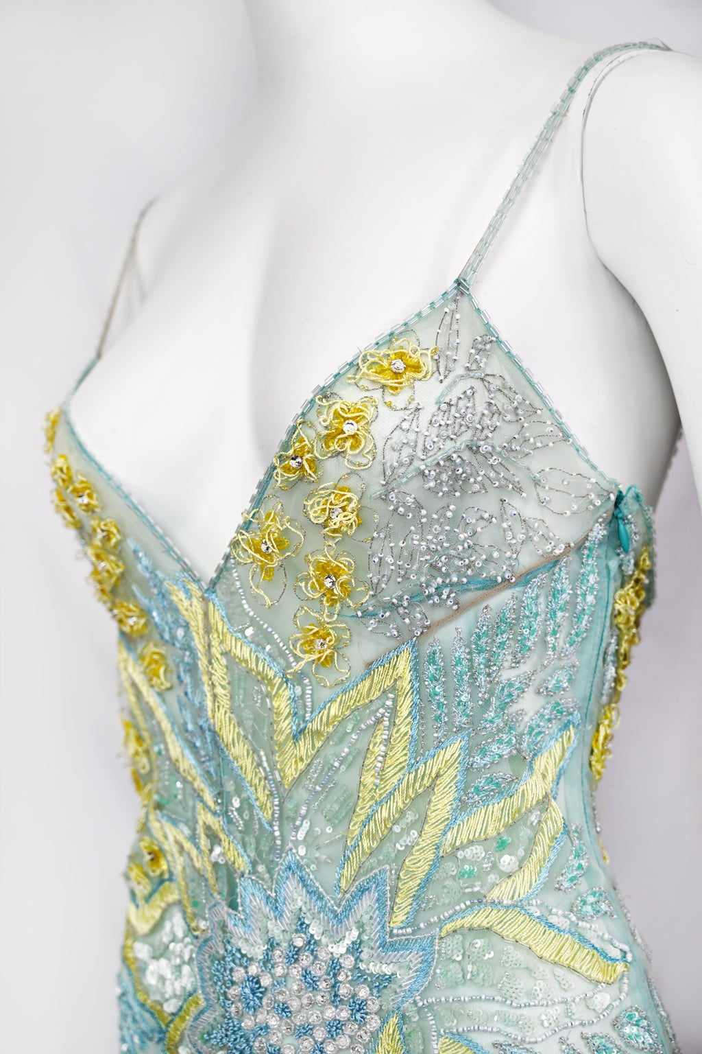 Valentino SS 2004 Embellished Dress
