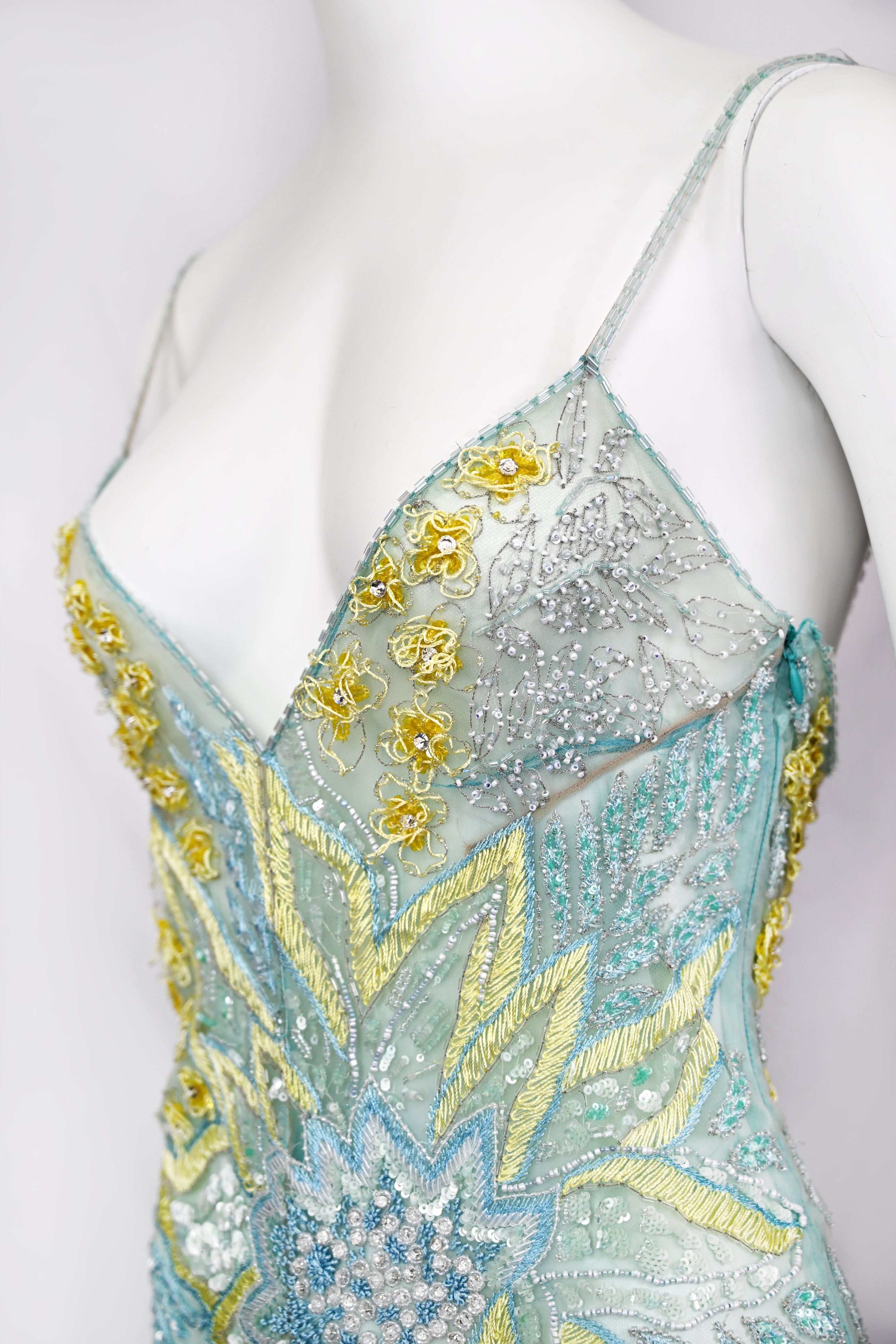 Valentino SS 2004 Embellished Dress