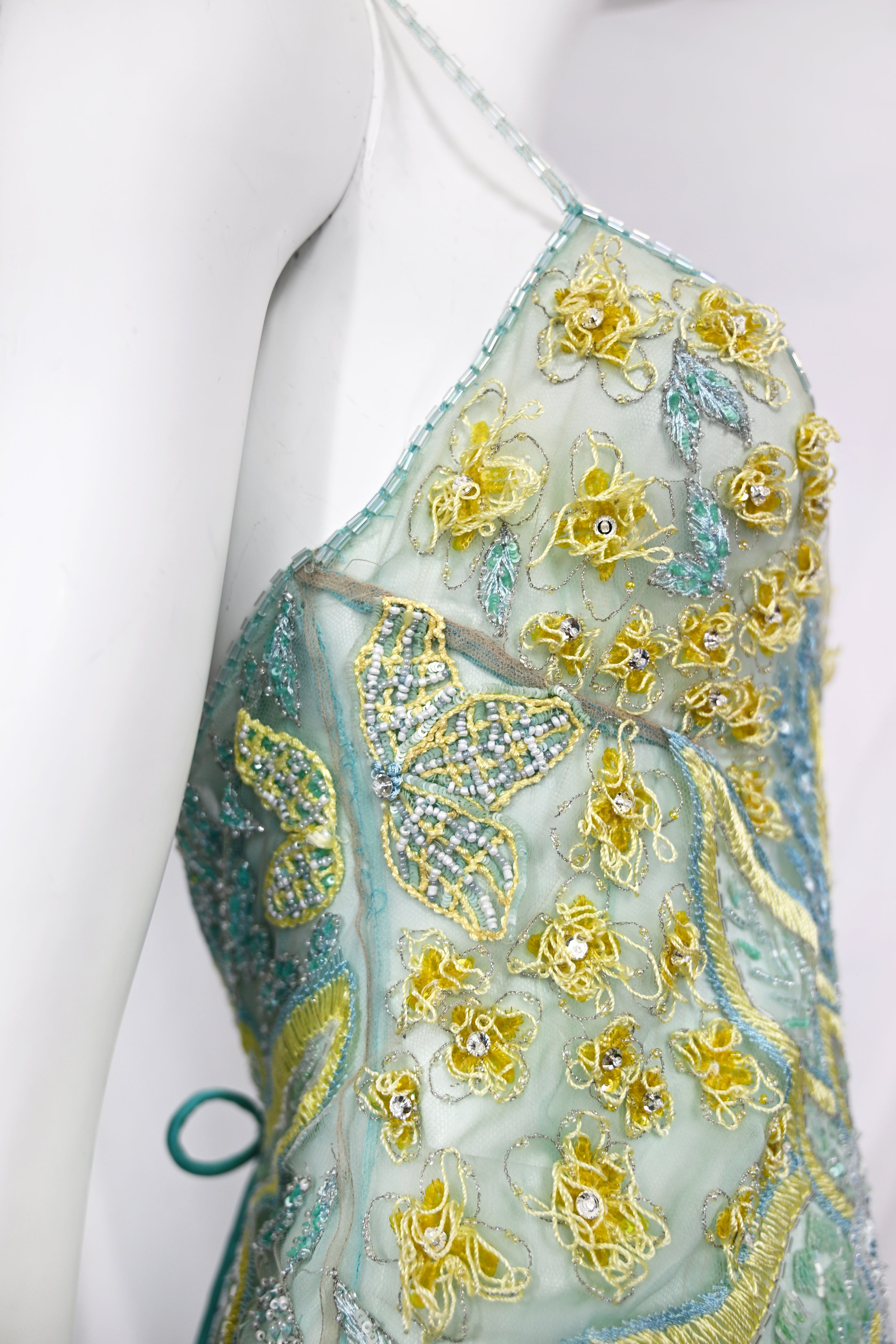 Valentino SS 2004 Embellished Dress