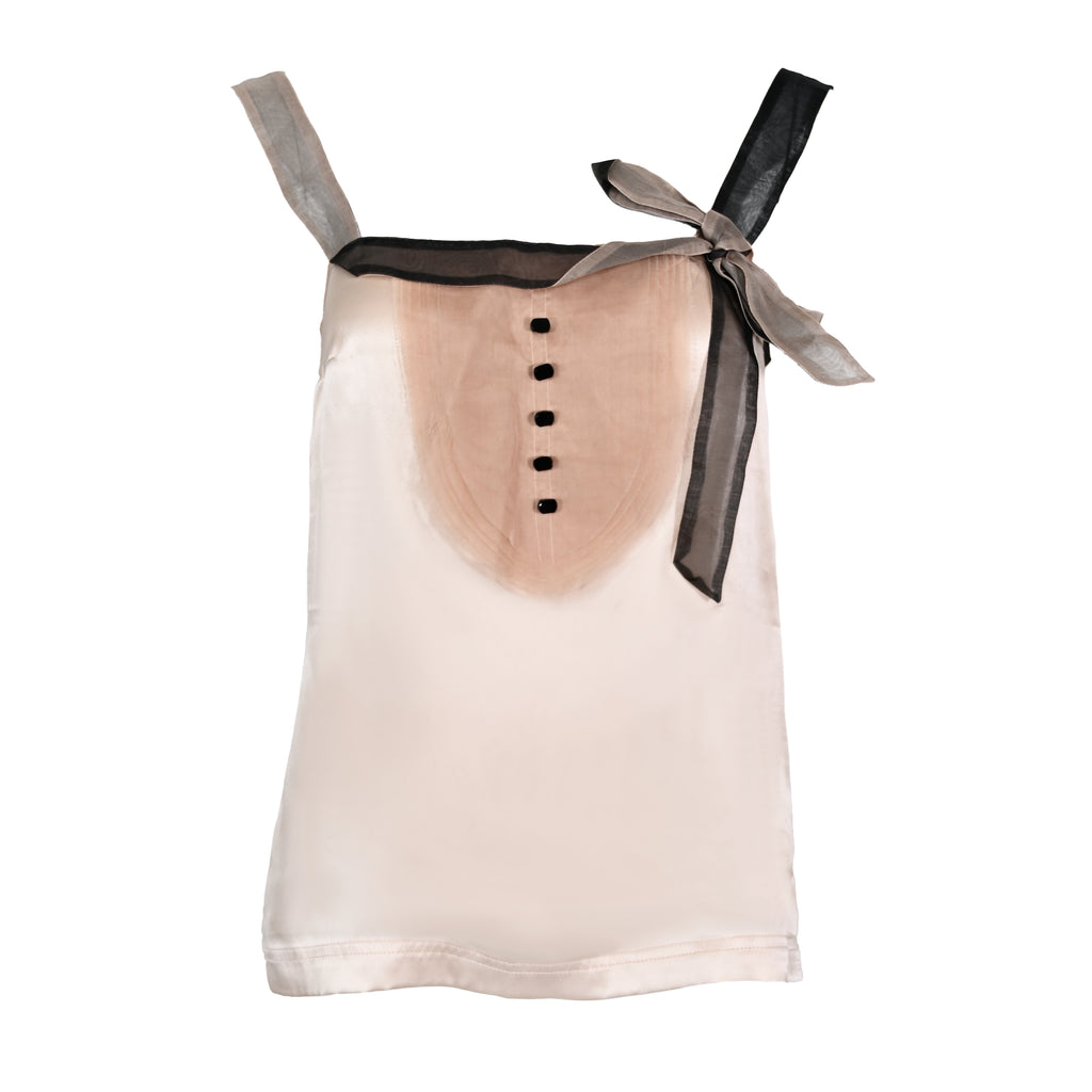 Valentino Roma Silk Blouse w Bow
