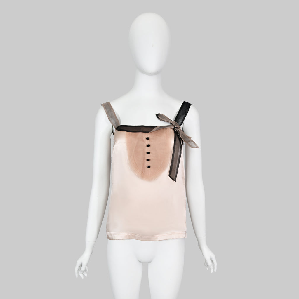 Valentino Roma Silk Blouse w Bow