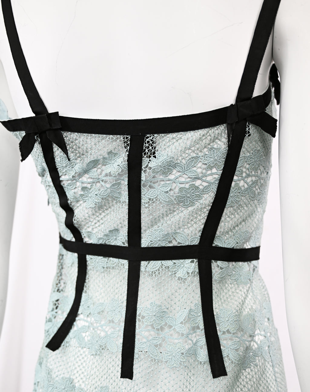 Louis Vuitton SS 2003 Lace Dress with Bows