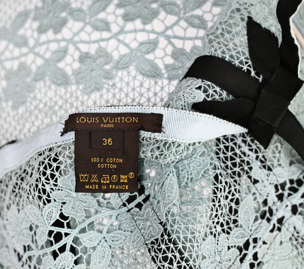 Louis Vuitton SS 2003 Lace Dress with Bows