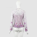 Badgley Mischa Embellished Lace Blouse