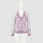 Badgley Mischa Embellished Lace Blouse