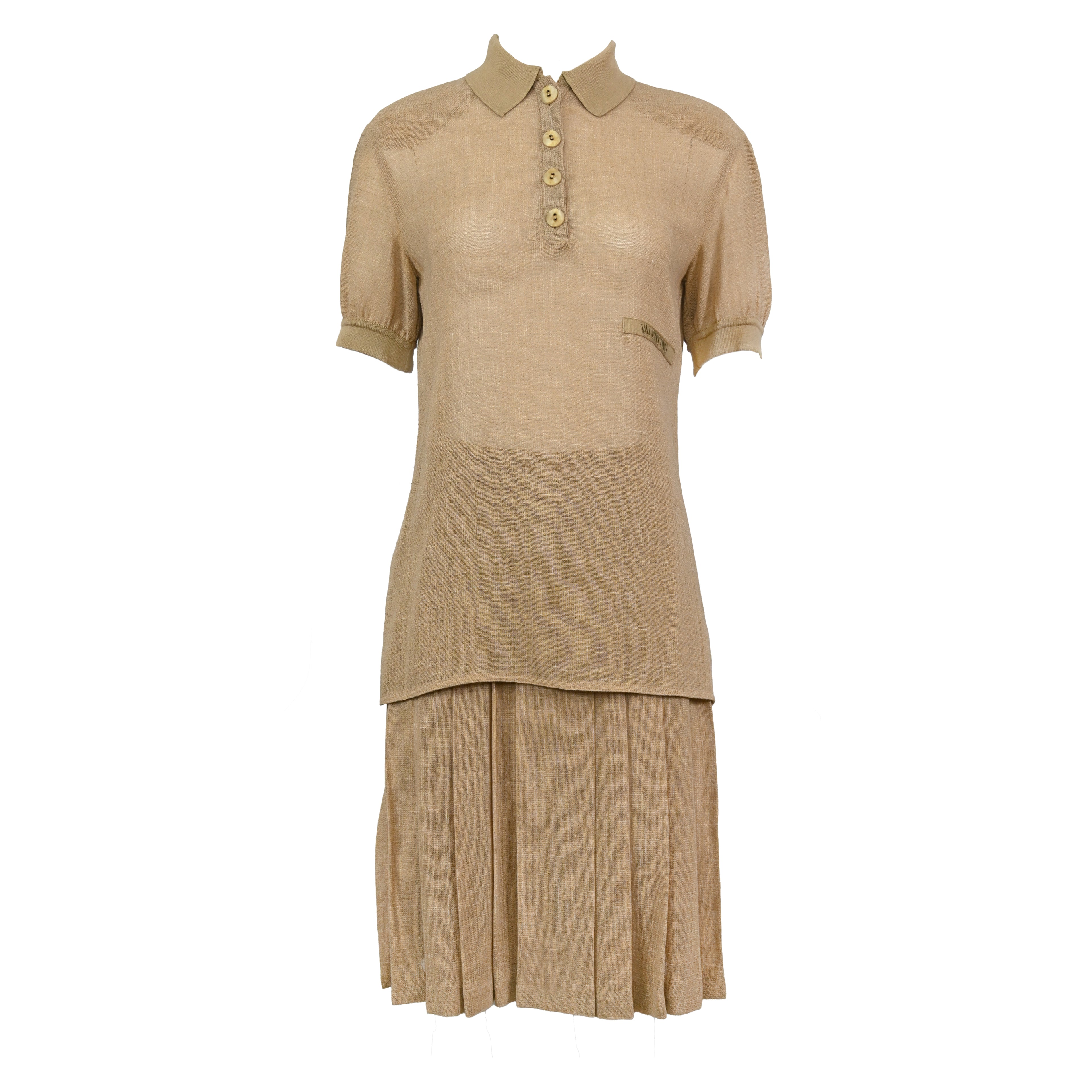Valentino Garavani Pleat Skirt Set