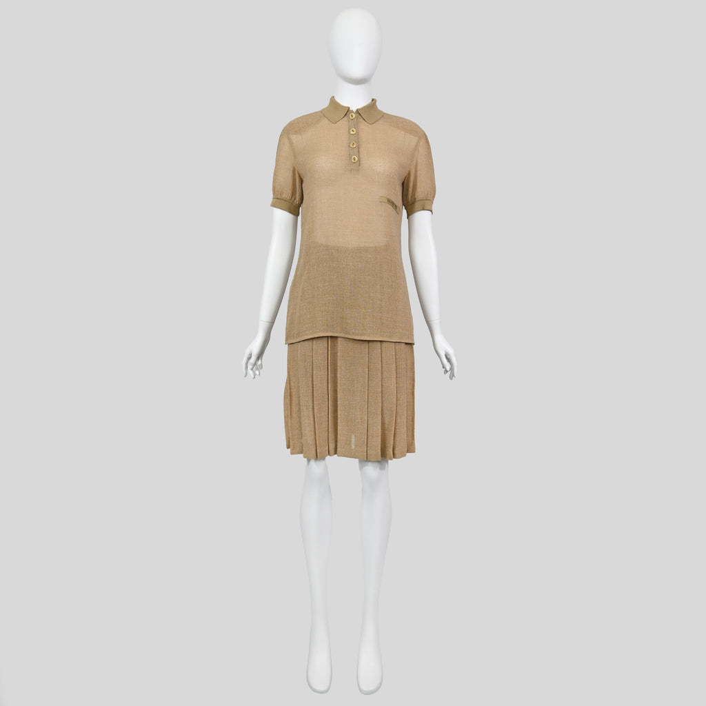 Valentino Garavani Pleat Skirt Set