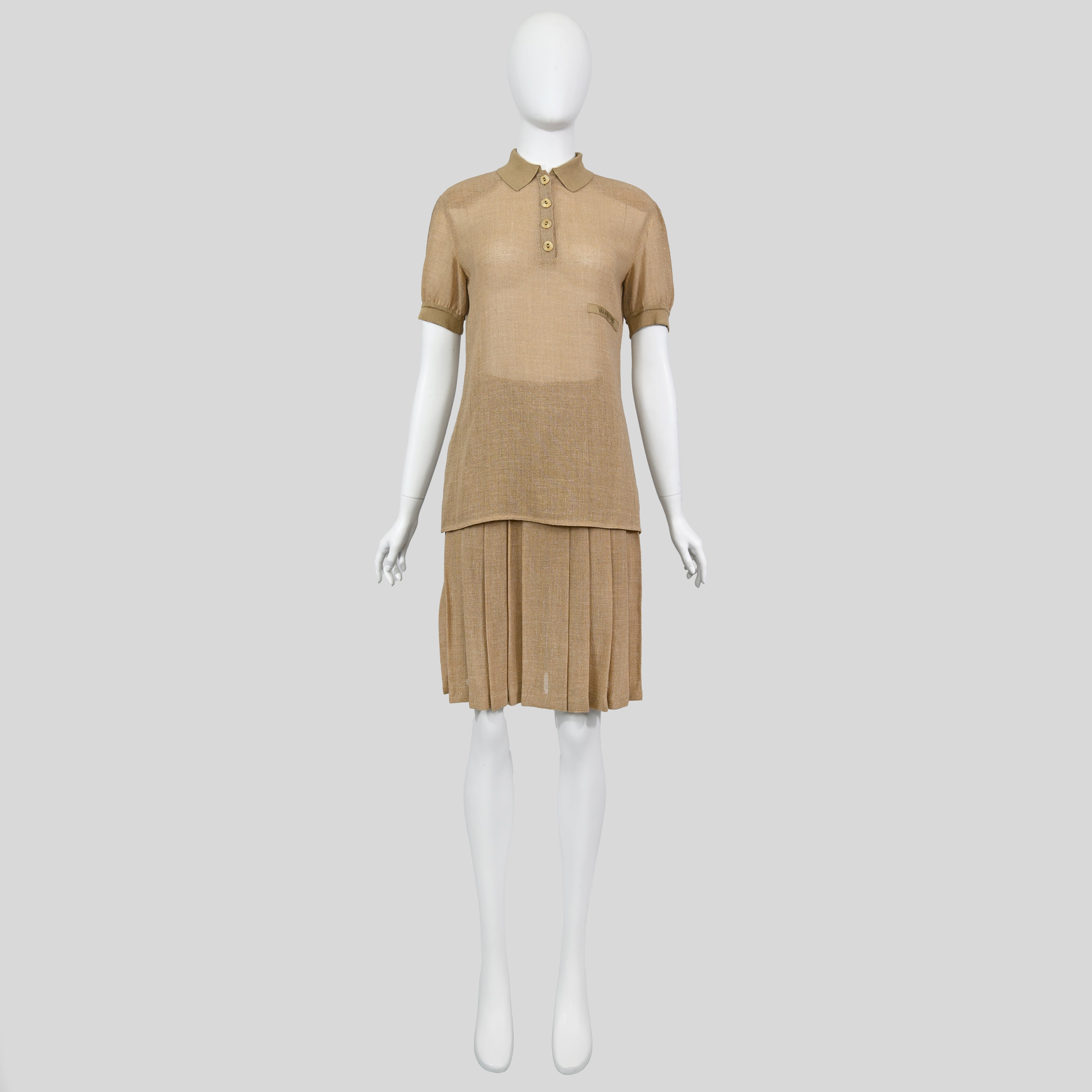 Valentino Garavani Pleat Skirt Set