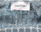 Valentino Blue Wool Checked Suit