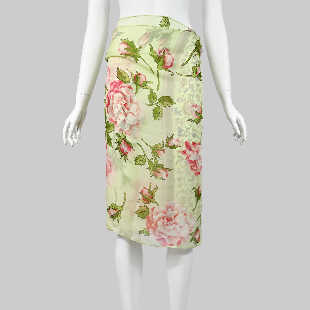 Valentino SS 2006 Floral Silk Scarf