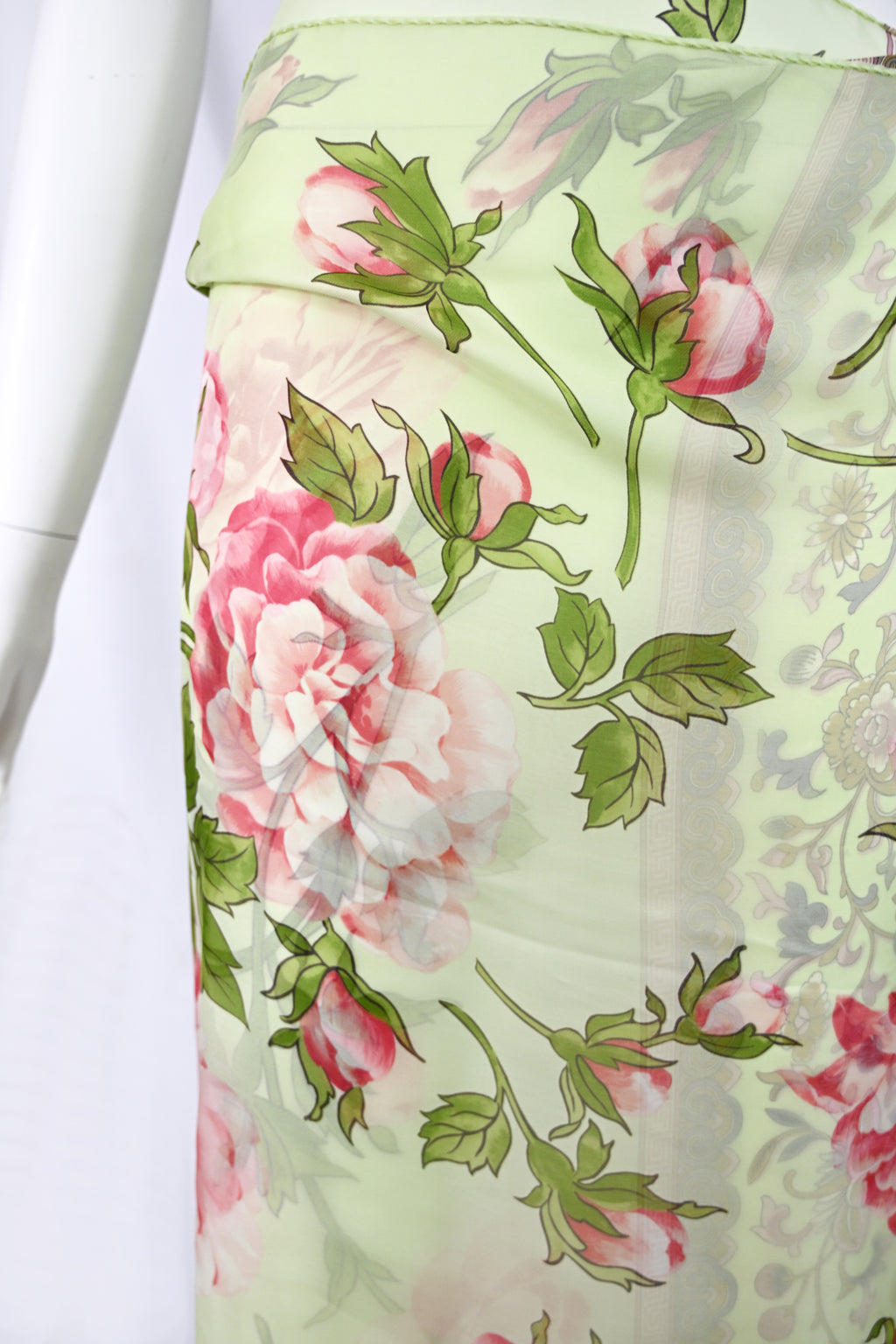 Valentino SS 2006 Floral Silk Scarf