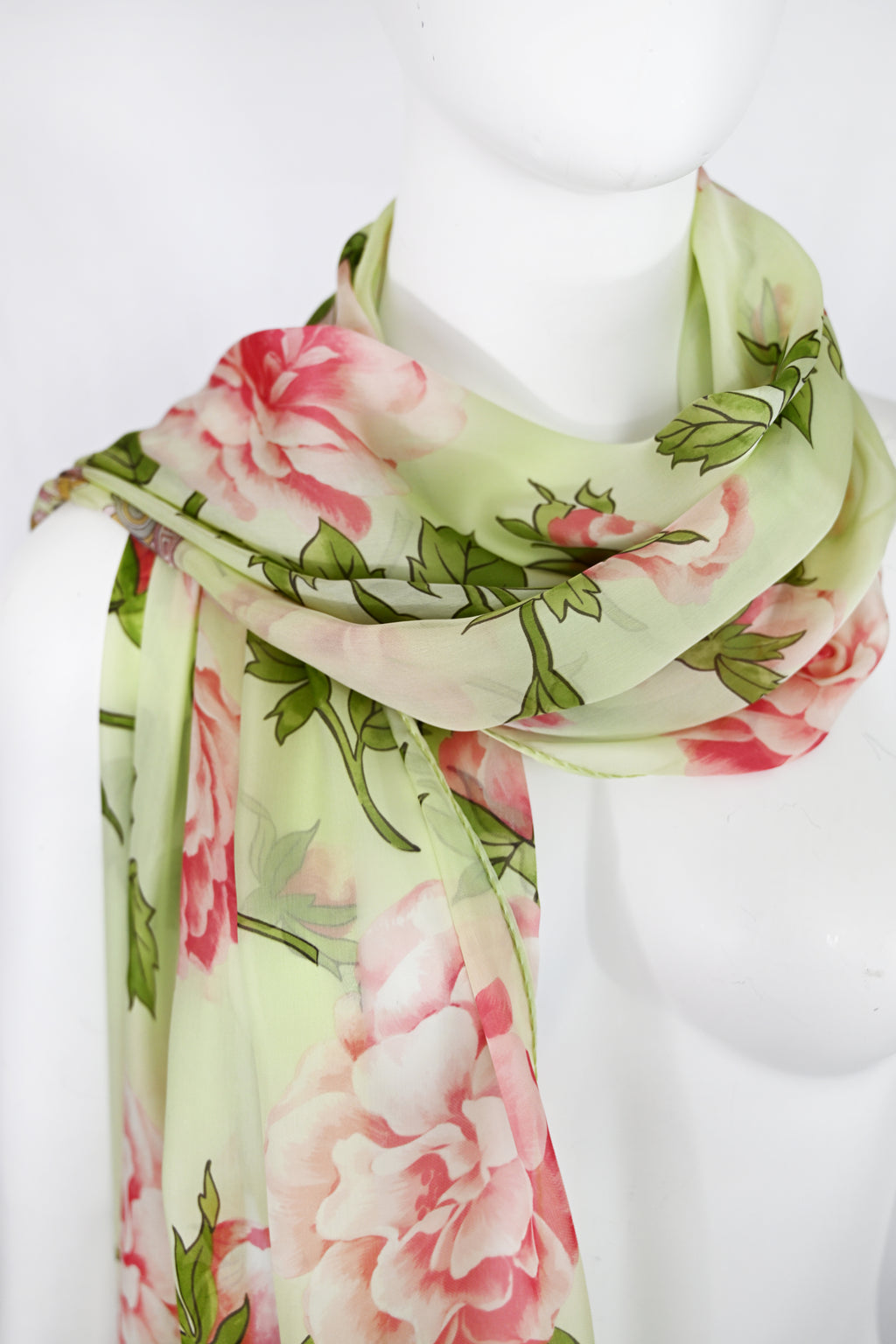 Valentino SS 2006 Floral Silk Scarf