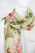 Valentino SS 2006 Floral Silk Scarf