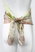 Valentino SS 2006 Floral Silk Scarf