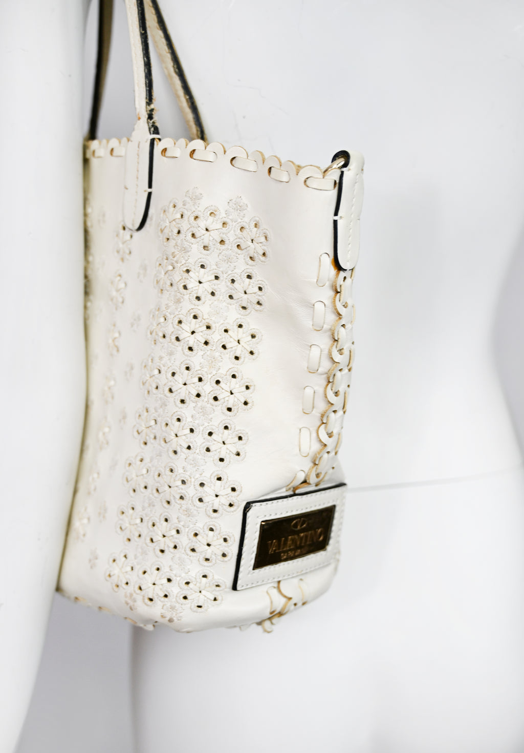 Valentino Floral Leather Bag