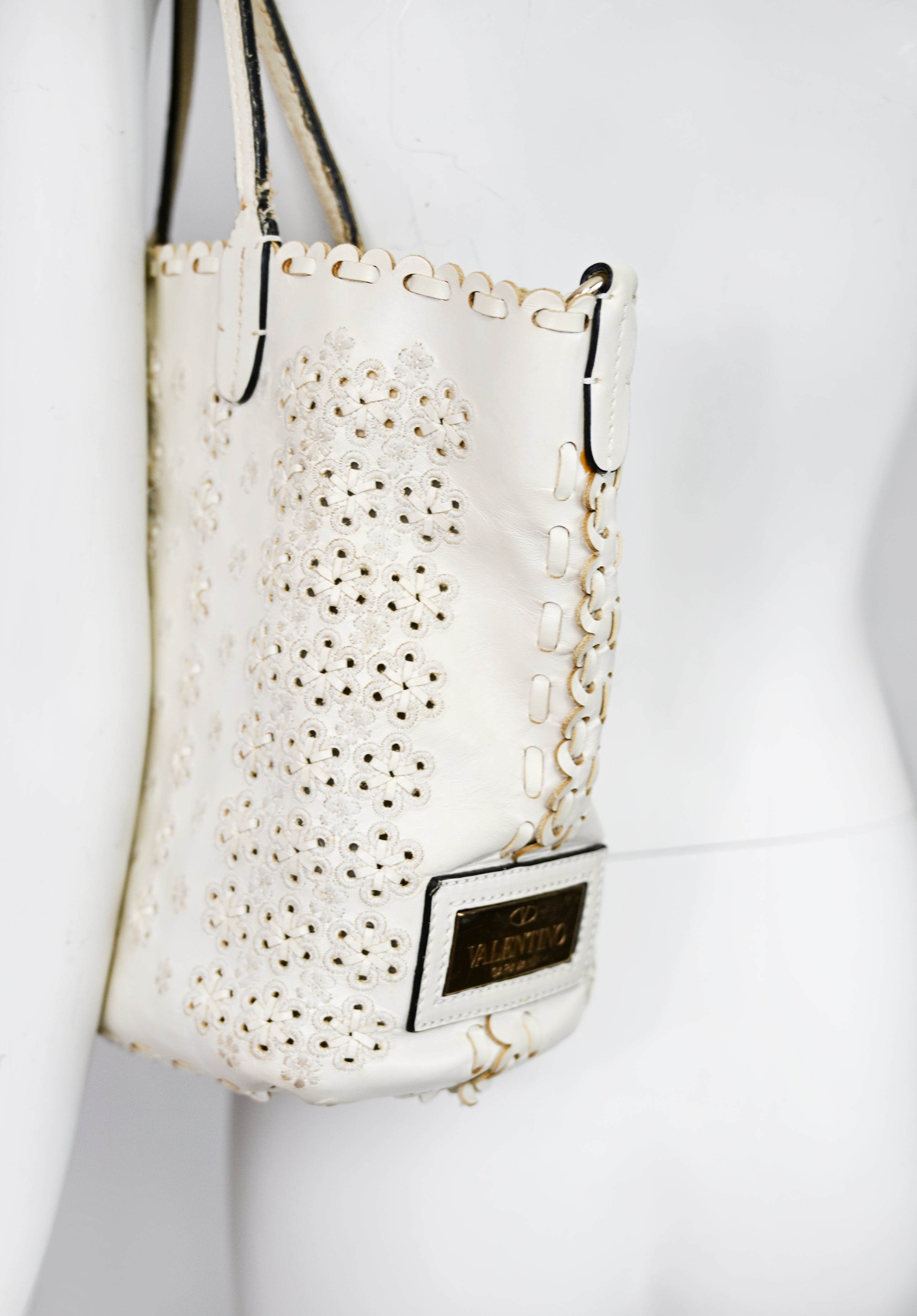Valentino Floral Leather Bag