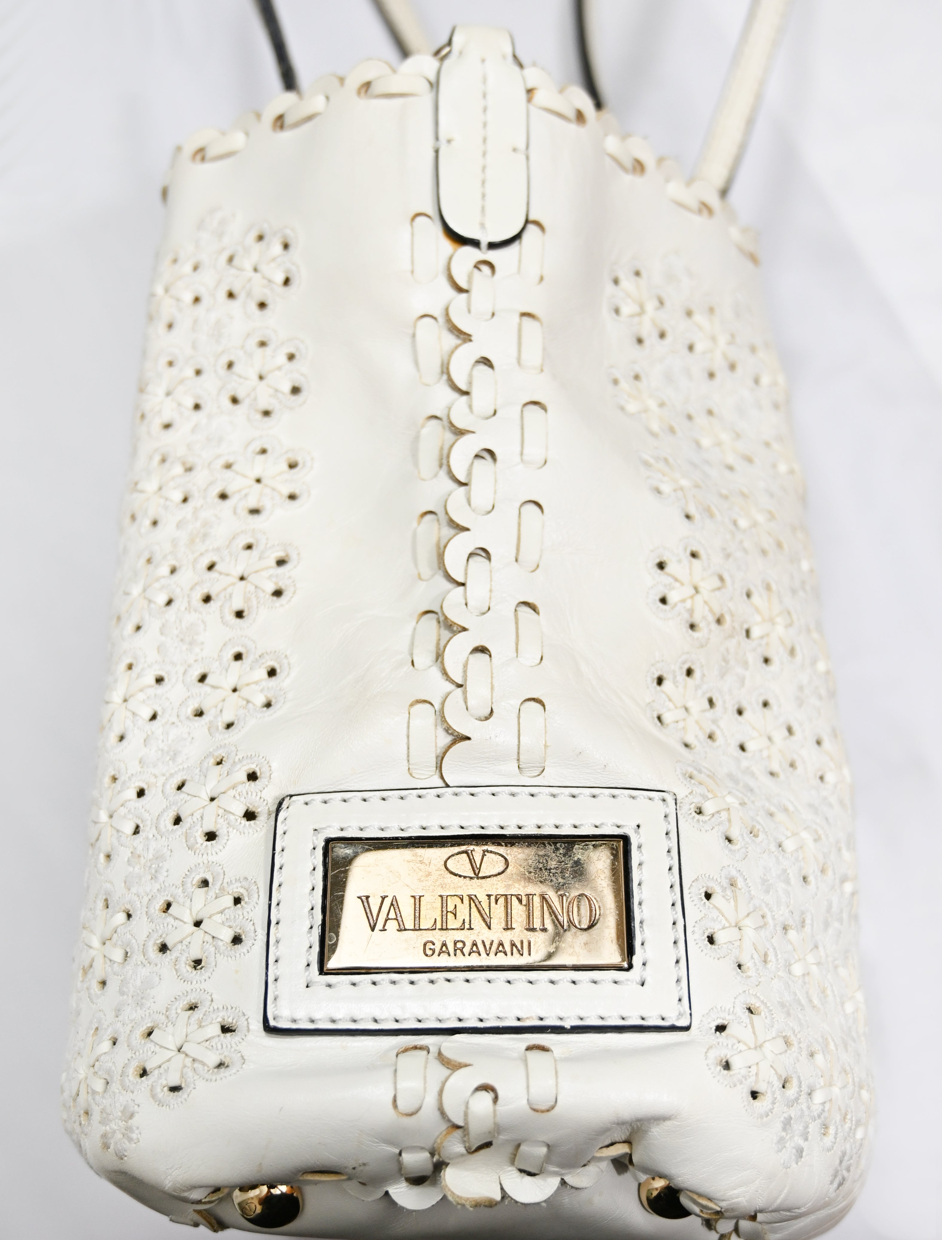 Valentino Floral Leather Bag