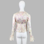 Valentino SS 2007 Lace Cuffs Blouse