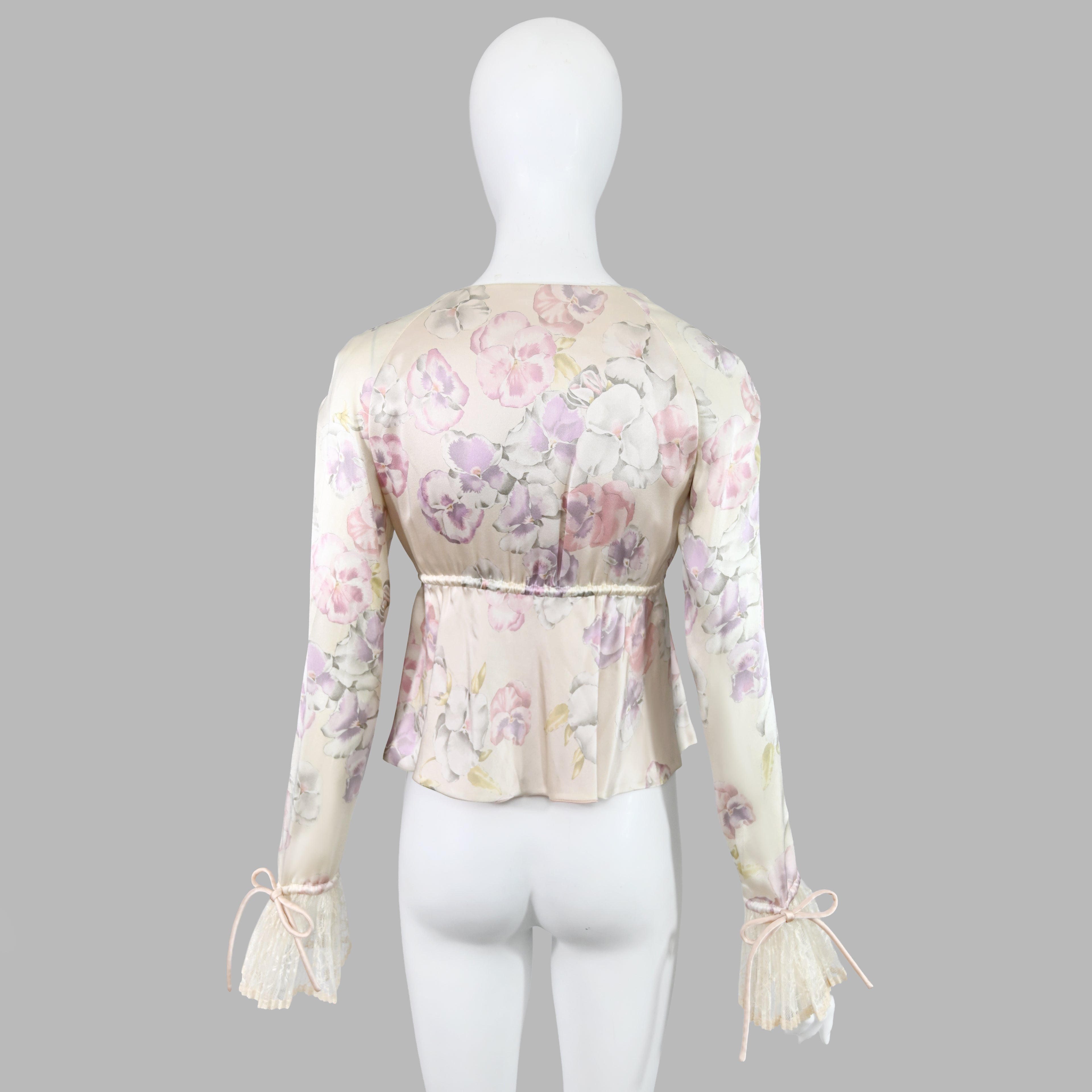 Valentino SS 2007 Lace Cuffs Blouse