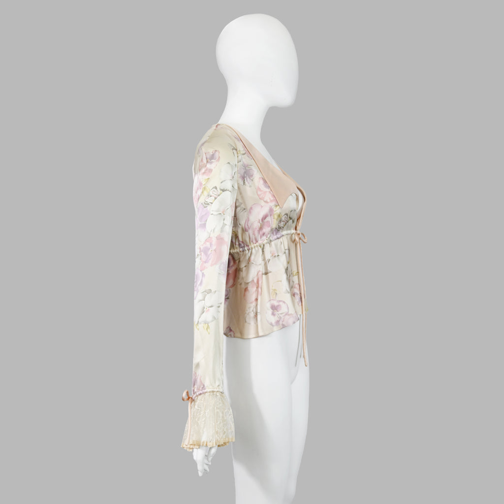 Valentino SS 2007 Lace Cuffs Blouse