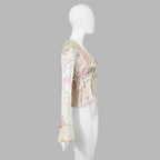 Valentino SS 2007 Lace Cuffs Blouse