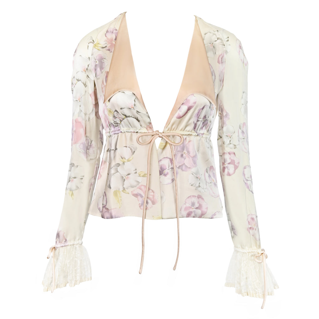 Valentino SS 2007 Lace Cuffs Blouse