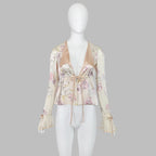 Valentino SS 2007 Lace Cuffs Blouse