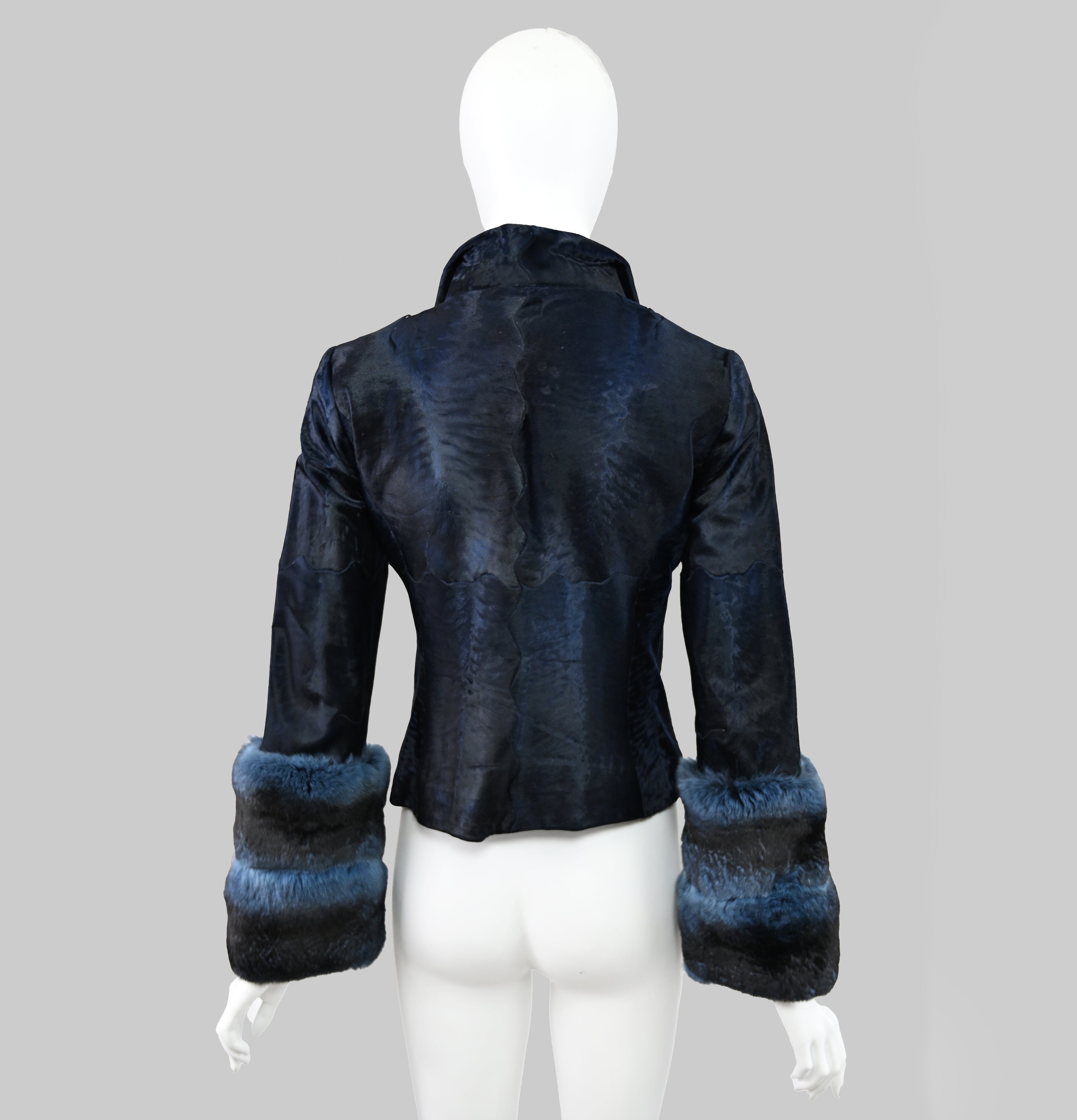Valentino Broadtail Fur Chinchilla Jacket